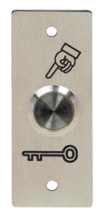 Aiphone - Bouton poussoir de sortie, en inox, encastrable et à double sécurités NO/NF