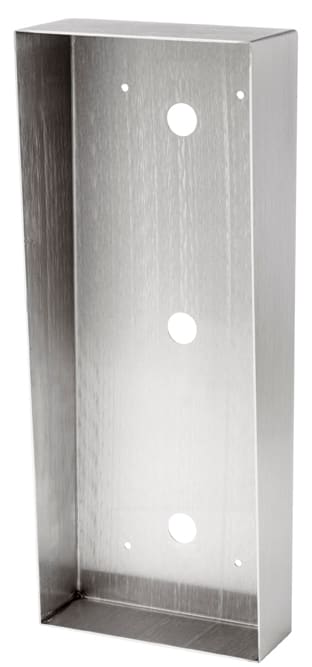 Aiphone - Cadre saillie aluminium avec visiere pour isssal