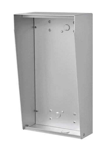 Aiphone - Cadre aluminium avec visière anti-pluie pour la pose saillie des platines PA10B