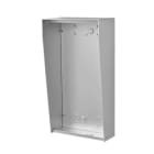 Aiphone - Cadre aluminium avec visière anti-pluie pour la pose saillie des platines PA12B