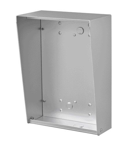 Aiphone - Cadre aluminium pour la pose saillie des platines pa4b, hauteur : 257mm