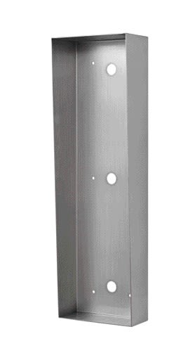 Aiphone - Cadre saillie inox avec visière anti-pluie gamme JP, pour JP2LKVBMA et JP4LKVBMA