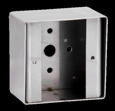 Aiphone - Cadre saillie inox avec visière pour bp60la