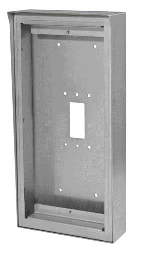 Aiphone - Cadre saillie inox avec visière pour ensemble IXGDM710K + PIXGDM710KV