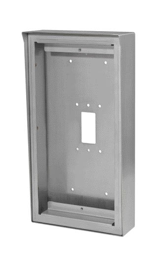 Aiphone - Cadre saillie en inox sans visière anti-pluie pour IXGDM7 platine à défilement