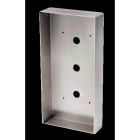 Aiphone - Cadre saillie inox avec visière pour platine vidéo 1 bouton d'appel JPDVFL