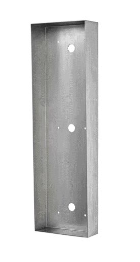 Aiphone - Cadre saillie inox avec visière pour jpdvf2lbm/jpdvf4lbm & isdvfalbm/isipdvfalbm