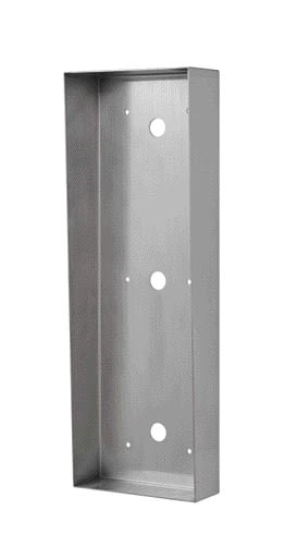 Aiphone - Cadre saillie inox avec visière anti-pluie pour platine vidéo JPDVFLBM