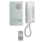 Aiphone - Portier audio 2 fils intégral, saillie Façade alu. avec 2ème bouton de commande