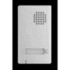 Aiphone - Platine saillie 22 mm, 1 bouton d'appel, 2 fils intégral, façade aluminium