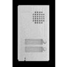 Aiphone - Platine saillie 2 bouton avec Façade aluminium. épaisseur 22mm.