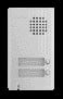 Aiphone - Platine saillie 22 mm, 2 boutons d'appel, 2 fils intégral, façade aluminium