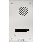 Aiphone - Facade inox encastree 1 bouton pour dbs1ap, da1as et platine da1ds
