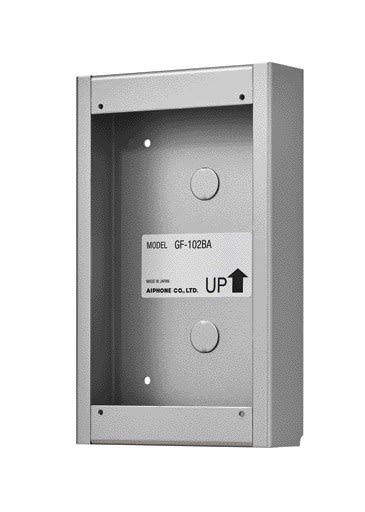 Aiphone - Cadre saillie sans visière pour pose saillie GT modulaire 1 rangée x 2 modules