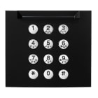 Aiphone - Façade finition noire satinée pour module claiver d'appel GT10K