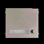Aiphone - Façade en zamak, 1 bouton d'appel, pour module 4 boutons d'appel GTSW