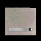 Aiphone - Façade en zamak, 1 bouton d'appel, pour module 4 boutons d'appel GTSW