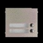 Aiphone - Façade en zamak, 2 boutons d'appel, pour module 4 boutons d'appel GTSW