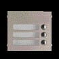 Aiphone - Façade en zamak 3 boutons d'appel pour gtsw