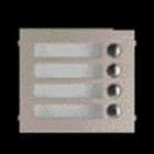 Aiphone - Façade 4 boutons d'appel, pour module 4 boutons d'appel référence GTSW