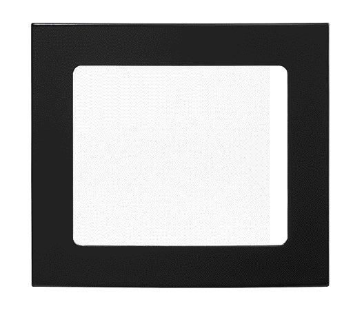 Aiphone - Façade finition noire satinée pour module adresse GTAD