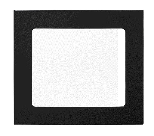 Aiphone - Façade finition noir satin pour module GTAD ou pour boucle magnétique GTBMT