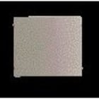 Aiphone - Façade vierge en zamak sans bouton d'appel