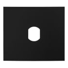 Aiphone - Façade finition noire satinée pour module VIGIK