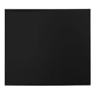 Aiphone - Façade en zamak pleine finition noir satin pour modulaire GT