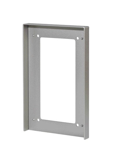 Aiphone - Visière anti-pluie en aluminium anodisé, pour 1 façade d'encadrement 2 modules