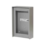 Aiphone - Cadre saillie aluminium avec visière 2 modules p/gt