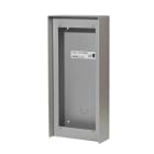 Aiphone - Cadre saillie aluminium avec visière 3 modules p/gt