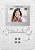 Aiphone - Moniteur couleur mains libres écran 3,5 avec boucle magnétique avec zoom 1 zone