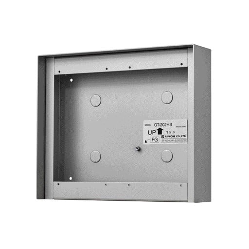 Aiphone - Cadre saillie avec visière anti-pluie pour 2 encadrement de 2 modules GF2F