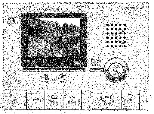 Aiphone - Moniteur mains libres écran 3,5'', intercom, vision 170°, zoom, boucle magnét.
