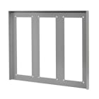 Aiphone - Visière anti-pluie en aluminium anodisé, pour 3 façades d'encadrement 3 modules