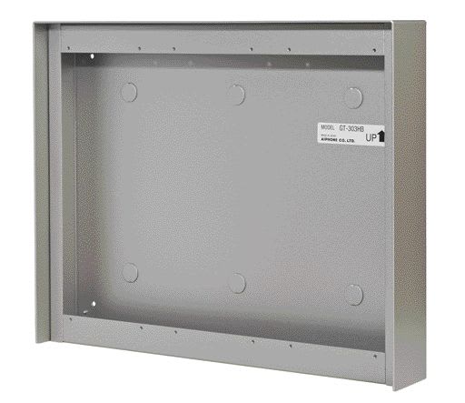 Aiphone - Cadre saillie aluminium avec visière 3 x3 modules p/gt