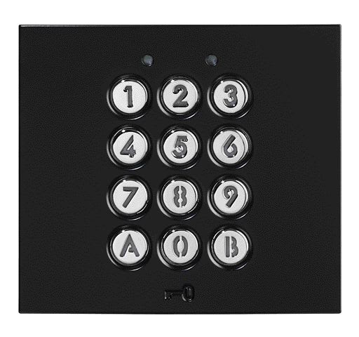 Aiphone - Ensemble clavier codé GTAC finition noire satinée