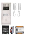 Aiphone - Pack audio 2 BP programmé, encastré, centrale, alim. & 2 postes audio GT1D