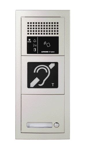 Aiphone - Platine audio modulaire 1 bp & boucle magnétique
