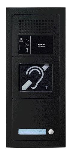 Aiphone - Platine audio modulaire, 1 appel, finition noir, BM