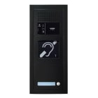 Aiphone - Platine audio modulaire, 1 appel, finition noir, BM