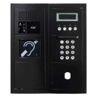 Aiphone - Platine audio modulaire, défilement, finition noir, BM & emplacement Vigik