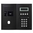 Aiphone - Platine audio modulaire, défilement, finition noir, avec emplacement Vigik