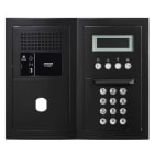 Aiphone - Platine audio modulaire à défilement, emplacement VIGIK+, finition noire satin