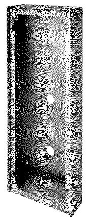 Aiphone - Cadre saillie inox avec visière anti-pluie pour platine à défilement GTDMBLVND