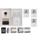 Aiphone - Pack vidéo programmé 3 BP, plat. enc. centrales, distributeurs, alim, 3 x GT1M3L