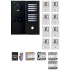 Aiphone - Pack vidéo programmé 8 BP, platine noire satin, 8 x GT1M3L - Délai 3 semaines