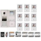 Aiphone - Pack vidéo programmé 9 BP, plat. enc. centrales, distributeurs, alim, 9 x GT1M3L