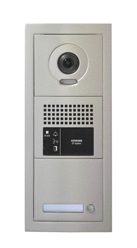 Aiphone - Platine vidéo modulaire 1 bouton d'appel, résistante au vandalisme